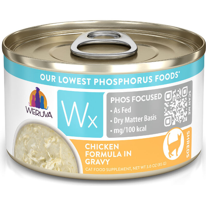 Weruva Wx Canned Cat Food, Chicken in Gravy, 3-oz image number null