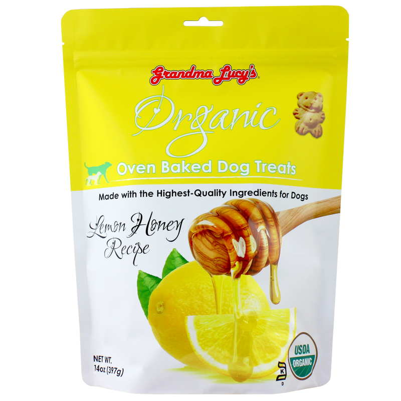 Mud Bay Buy Grandma Lucy s Organic Oven Baked Dog Treats Lemon Honey 14 oz for USD 10.99 MudBay