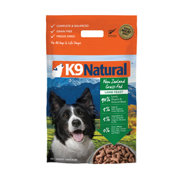 K9 Natural Freeze-Dried Dog Food, Lamb