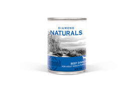 Diamond Naturals Canned Dog Food, Adult & Puppy, Beef