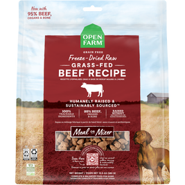 Open Farm Raw Freeze-Dried Dog Food, Beef, Morsels