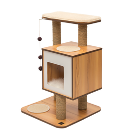 Catit Vesper Base Cat Tower, Walnut