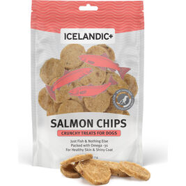 Icelandic+ Fish Chips Dog Treats, Salmon, 2.5-oz