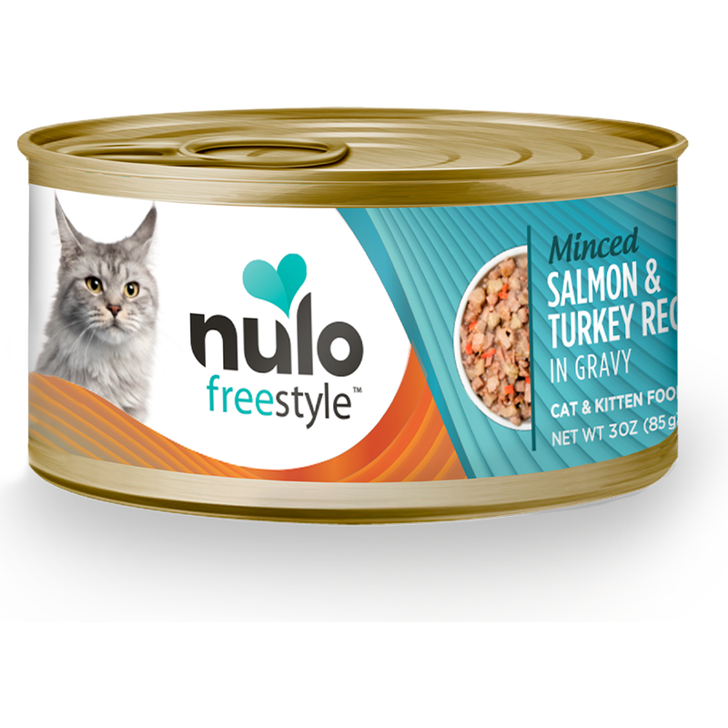 Mud Bay Buy Nulo Freestyle Grain Free Canned Cat Food Minced Salmon Turkey 3 oz for USD 1.79 MudBay