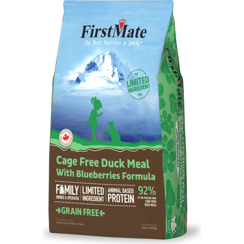 FirstMate Grain-Free Dry Cat Food, Duck image number null