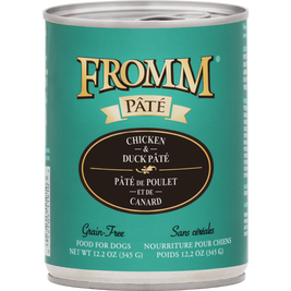 Fromm Pate Canned Dog Food, Chicken & Duck