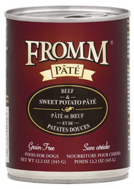 Fromm Pate Canned Dog Food, Beef & Sweet Potato