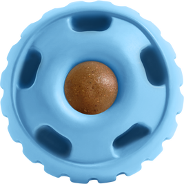 Woof Pupsicle Treat-Dispensing Dog Toy, Blue