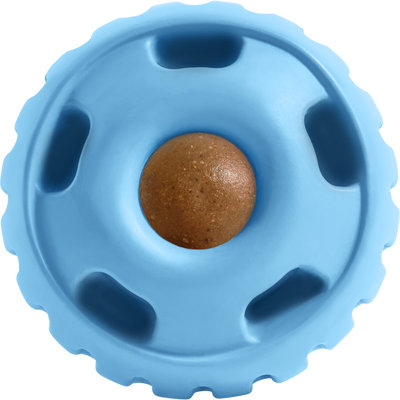 Woof Pupsicle Treat-Dispensing Dog Toy, Blue