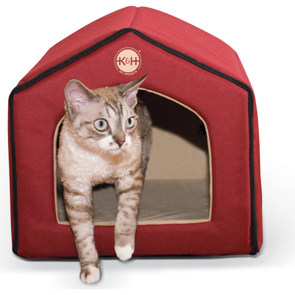 K H Pet Products Indoor Pet House Red