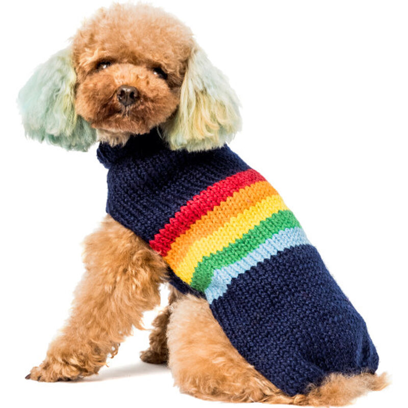 Chilly Dog Alpaca Good Vibes Dog Sweater image number null