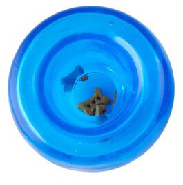 Petstages Planet Dog Orbee-Tuff Lil Snoop Interactive Treat Puzzle Dog Toy, Blue, Small