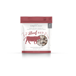 Green Juju Beef Red Freeze-Dried Dog & Cat Treats, 7.5-oz