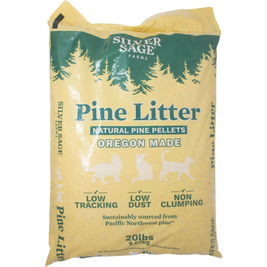 Silver Sage Pine Pellet Cat Litter, 20-lb