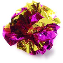 Boca Pet Crinkle Mylar Ball Cat Toy, Assorted Colors