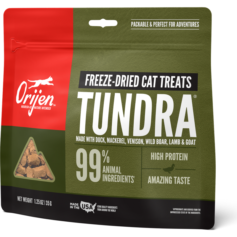 Orijen Freeze-Dried Cat Treats, Tundra, 1.25-oz image number null