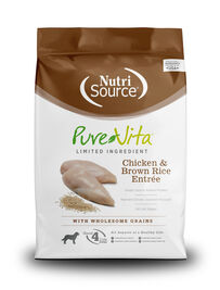 PureVita Limited Ingredient Grain Inclusive Dry Dog Food, Chicken & Brown Rice
