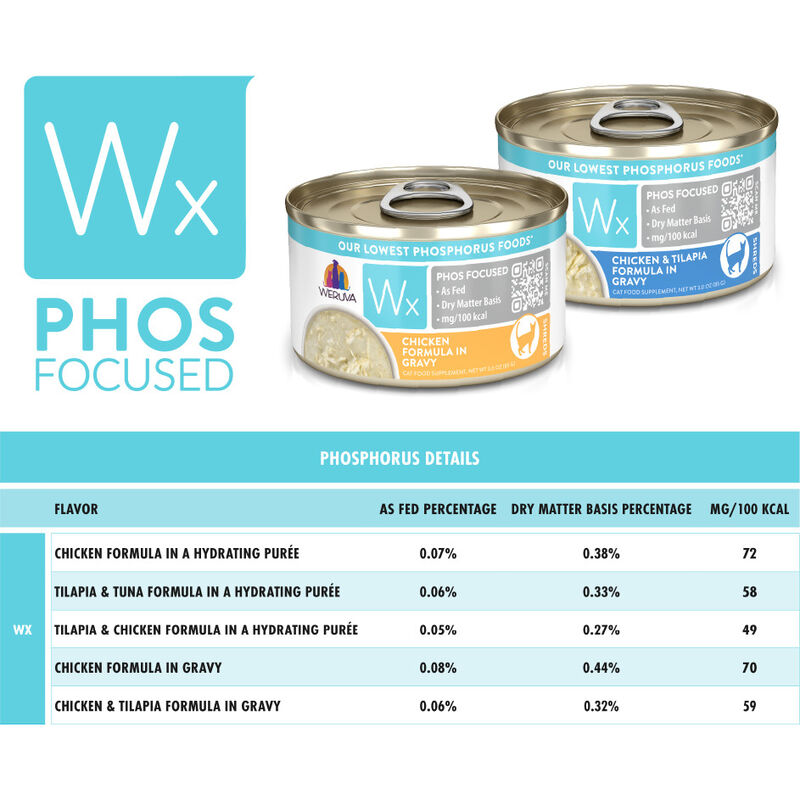 Weruva Wx Canned Cat Food, Chicken in Gravy, 3-oz image number null