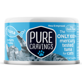 Pure Cravings Cutlets in Gravy Canned Cat Food, Tuna