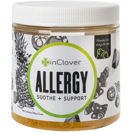 InClover Powder Dog & Cat Supplement, Allergy, Sooth + Support, 100-g