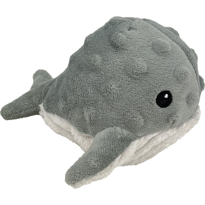 Petlou EZ Squeaky Dog Toy, Puffer & Whale, 4-in, 2-pack image number null