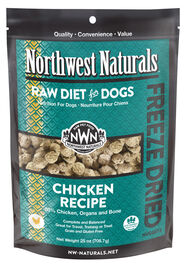 Northwest Naturals Raw Freeze-Dried Dog Food, Nuggets, Chicken, 25-oz