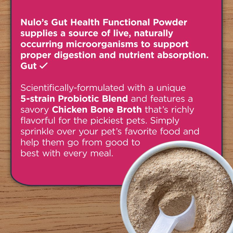 Nulo Functional Powder Cat Supplement, Gut Health, 4.2-oz image number null