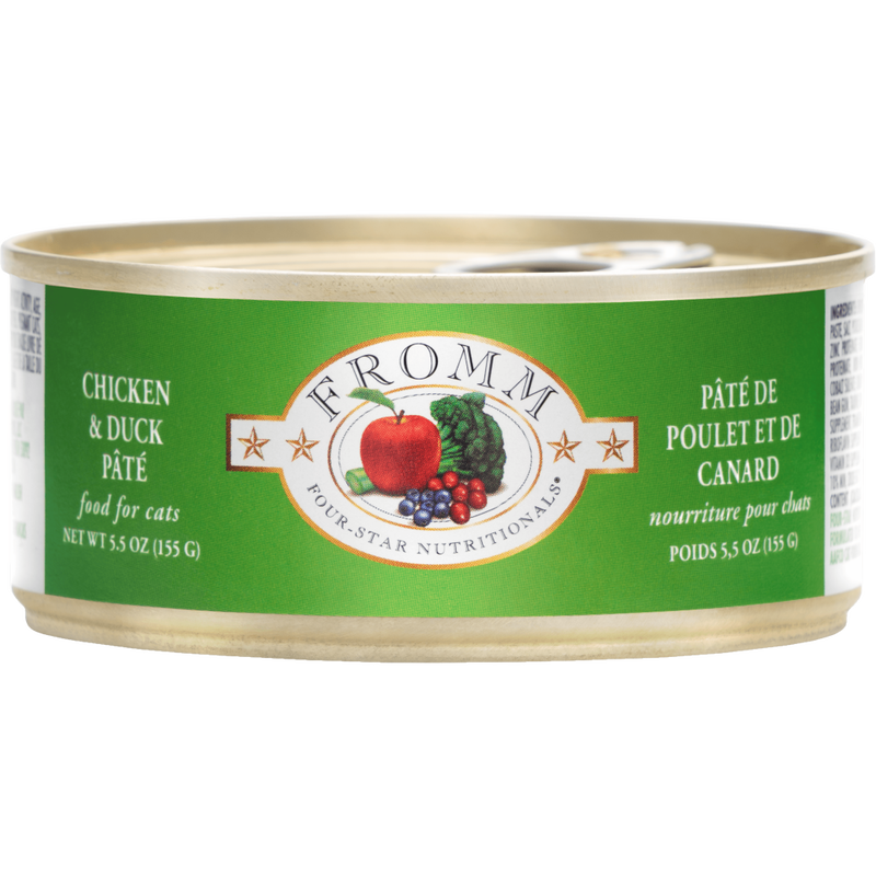 Fromm Four-Star Canned Cat Food, Chicken & Duck Pate image number null