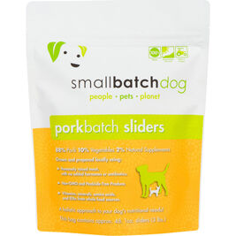 Small Batch Pork 1-oz Sliders Raw Frozen Dog Food, 3-lb