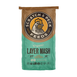 Scratch and Peck Feeds Organic Chicken & Duck Feed, Layer Mash 16%