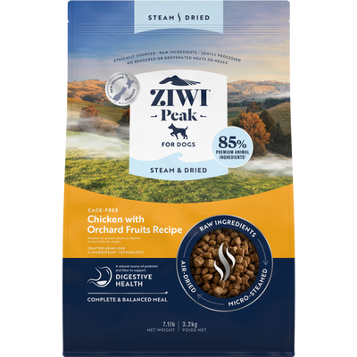 ZIWI Peak Steam & Dried Dog Food, Chicken & Orchard Fruits