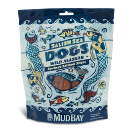 Mud Bay Salish Sea Dog Treats, Sockeye Salmon, Sticks, 12-oz