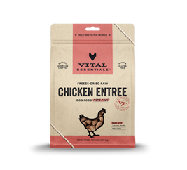 Vital Essentials Raw Freeze-Dried Dog Food, Chicken, Mini Nibs