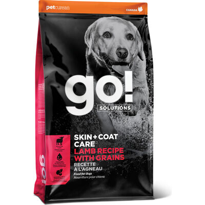 Go! Solutions Skin + Coat Care Dry Dog Food, Lamb & Grains