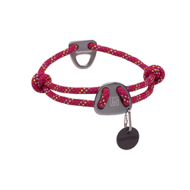 Ruffwear Knot-a-Collar Dog Collar, Hibiscus Pink