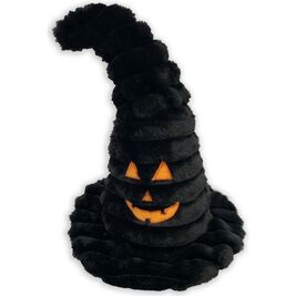 Petlou Halloween Dog Toy, Witch Hat, 15-in