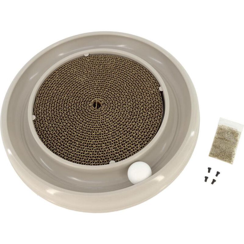 Turbo by Coastal Eco Scratcher Cat Toy, Grey, 14" image number null