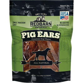 Redbarn Pig Ear Dog Treats, 10-count