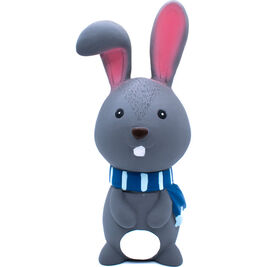 Great & Small Holiday Latex Dog Toy, Bunny with Scarf