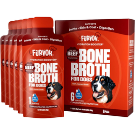Furvor Bone Broth Hydration Pack Dog, Beef, .36-oz