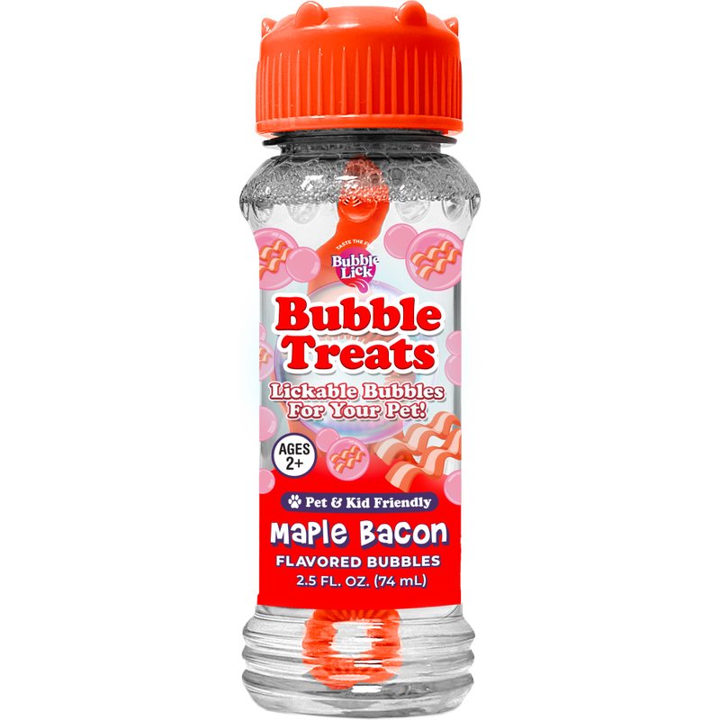 Mud Bay Buy BubbleLick Flavored Dog Bubbles, Maple Bacon, 2.5oz for