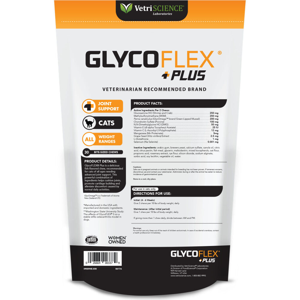 Glycoflex for shop cats