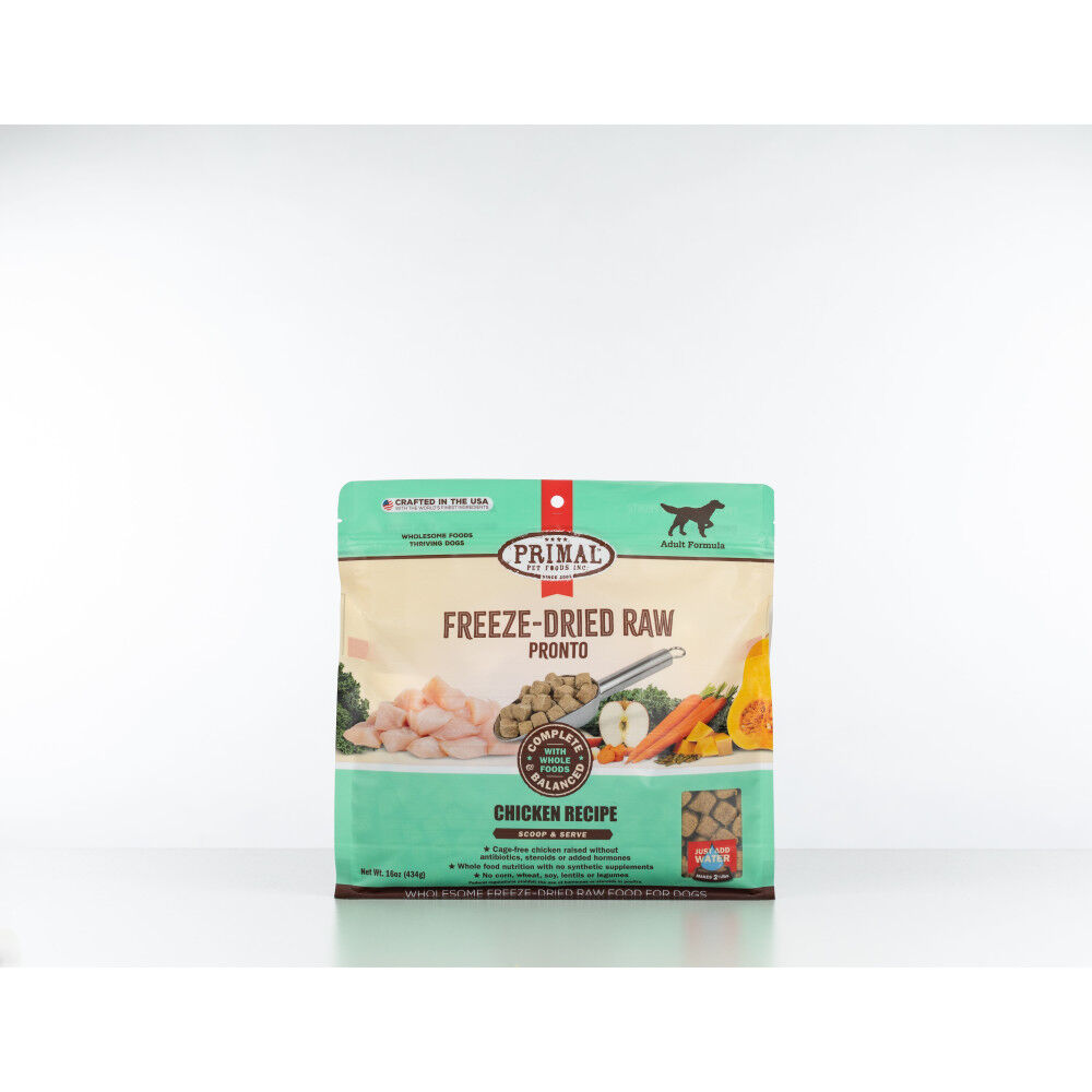 Primal raw freeze dried dog food sale