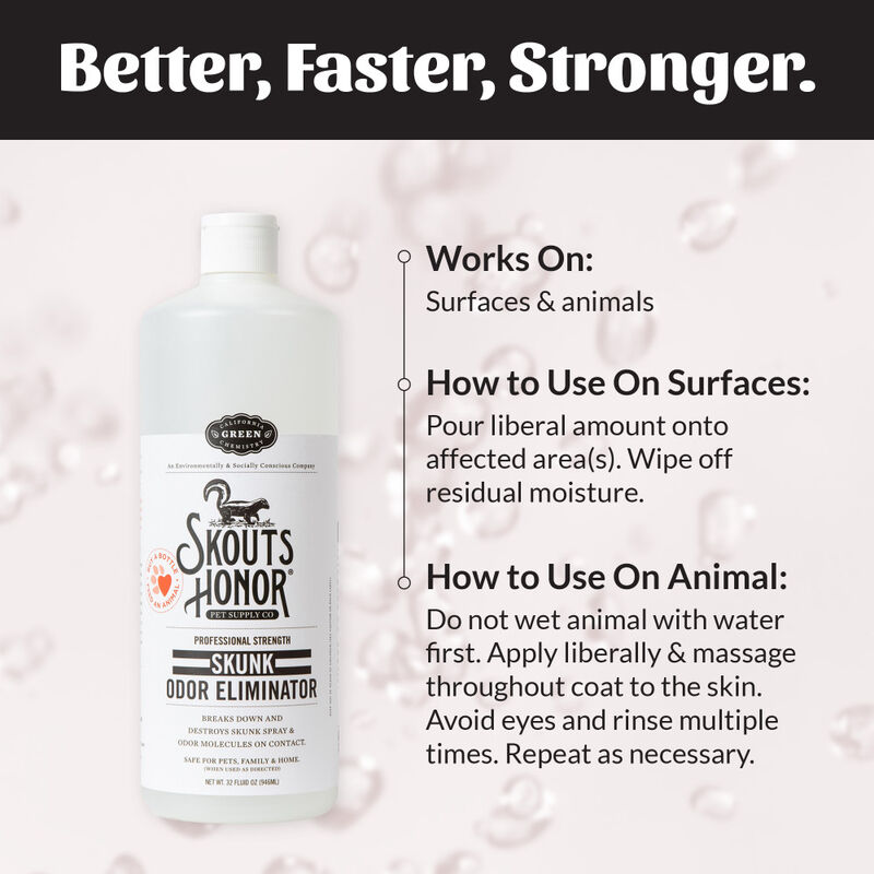 Skout's Honor Skunk Odor Eliminator, 32-oz image number null