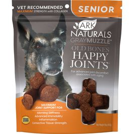 Ark Naturals Gray Muzzle Old Bones Happy Joints Maximum Strength Senior Dog Treats, 16-oz