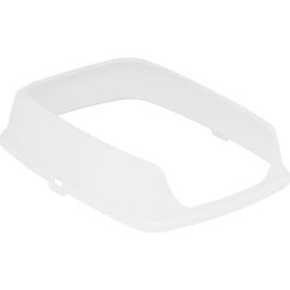 Moderna Maryloo Cat Litter Box, Rim Only, White