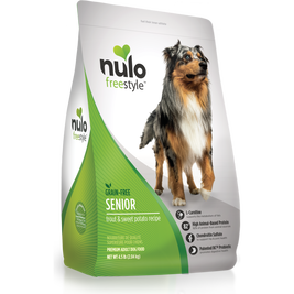 Nulo Freestyle Grain-Free Dry Dog Food, Senior, Trout & Sweet Potato