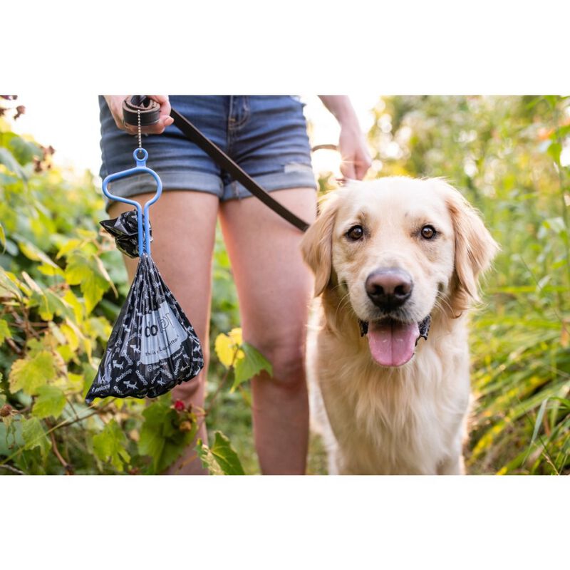 DooLoop Dog Waste Bag Holder, Gray