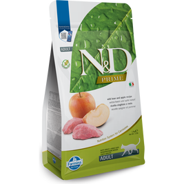 Farmina N&D Prime Dry Cat Food, Boar & Apple, Adult
