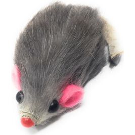 Boca Pet Real Fur Mice Cat Toy, 2-inch